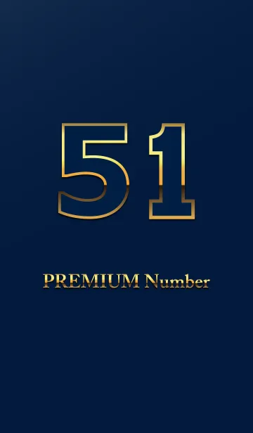 [LINE着せ替え] PREMIUM Number 51の画像1