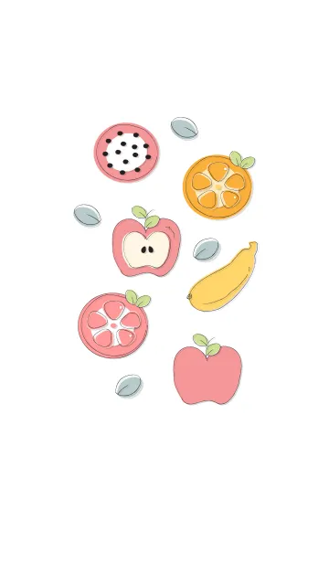 [LINE着せ替え] Yummy fruits 14 :)の画像1