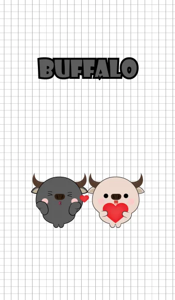 Love Mini Cute Buffalo (jp)の着せ替えメイン画像