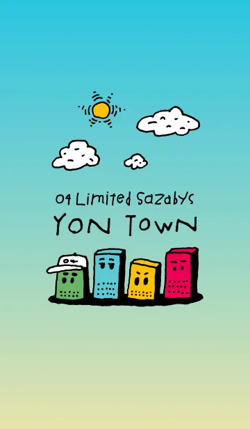 [LINE着せ替え] 04 Limited Sazabys - YON TOWNの画像1