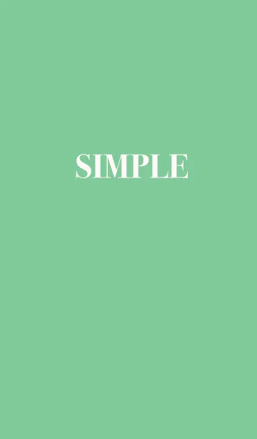 [LINE着せ替え] Minimal mint green themeの画像1