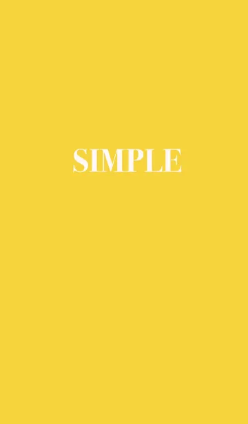 [LINE着せ替え] Minimal yellow themeの画像1