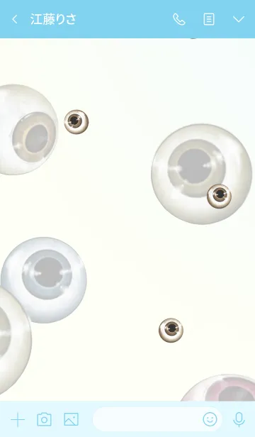 [LINE着せ替え] シュールすぎる目玉の画像3