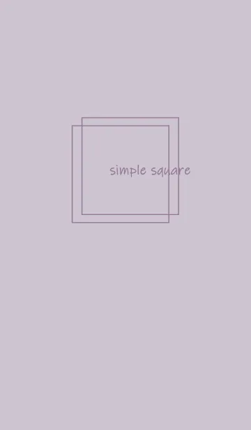 [LINE着せ替え] simple square =dusty purple=の画像1