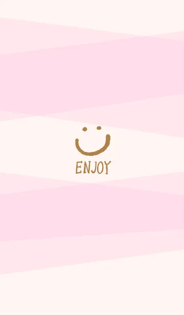 [LINE着せ替え] 色面構成 ピンク スマイル4の画像1