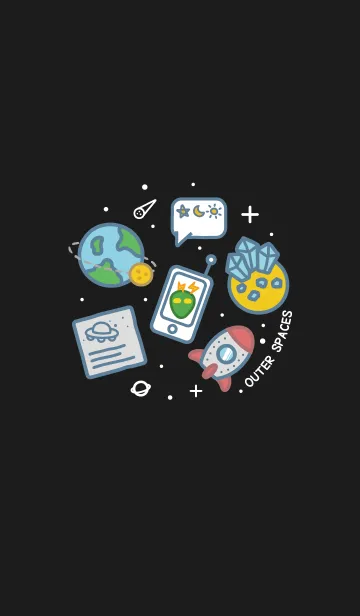 [LINE着せ替え] OUTER SPACES 3 #B Jの画像1