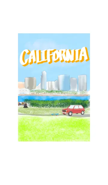 [LINE着せ替え] カリフォルニア気分をあなたに7の画像1