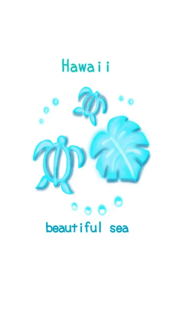 [LINE着せ替え] ハワイの透き通る海への画像1