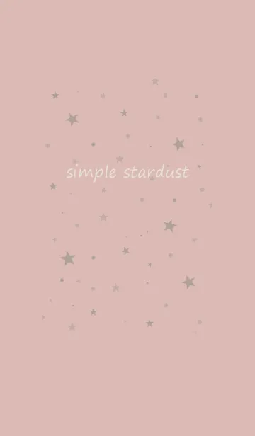 [LINE着せ替え] simple stardust**dusty pinkの画像1