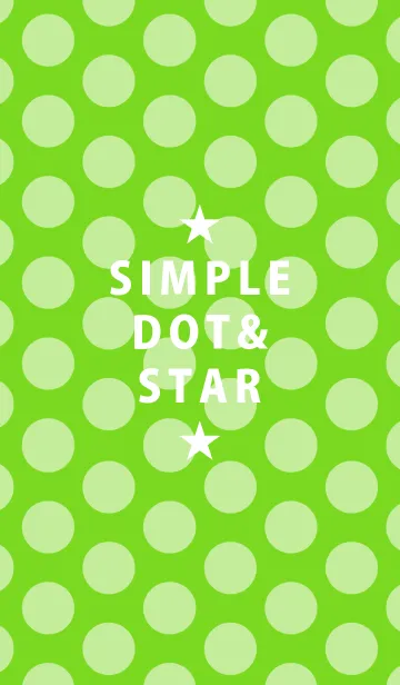 [LINE着せ替え] シンプル ドット アンド スター 30の画像1
