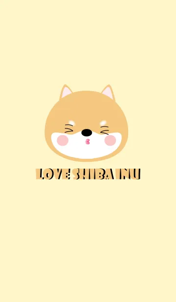 [LINE着せ替え] Simple Lover Shiba Inu Theme (jp)の画像1