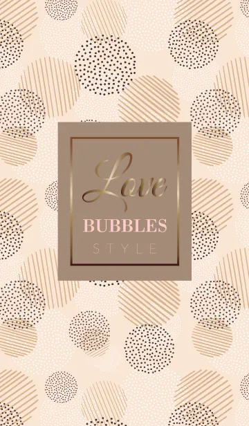[LINE着せ替え] LOVE BUBBLES STYLE-PINKの画像1