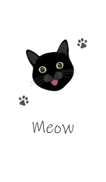 猫絵文字パック 黒猫 のline着せ替え 画像 情報など