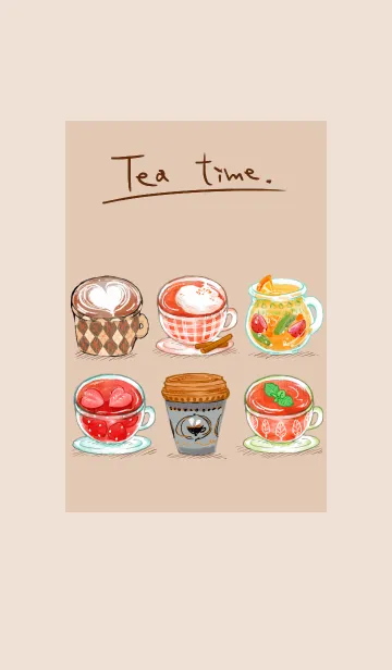 [LINE着せ替え] Tea times drinkの画像1