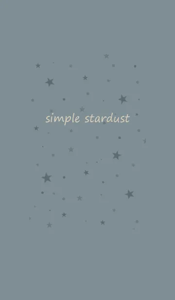 [LINE着せ替え] simple stardust**dusty blueの画像1