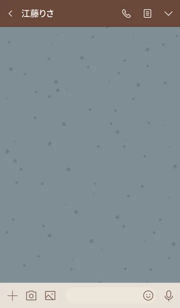 [LINE着せ替え] simple stardust**dusty blueの画像3