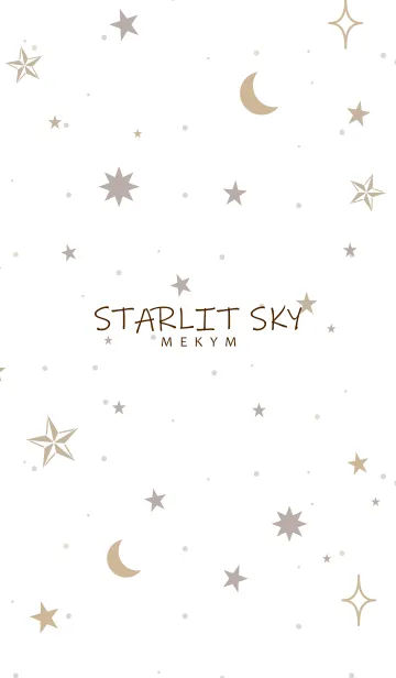 [LINE着せ替え] SIMPLE STARLIT SKY -MEKYM- 3の画像1