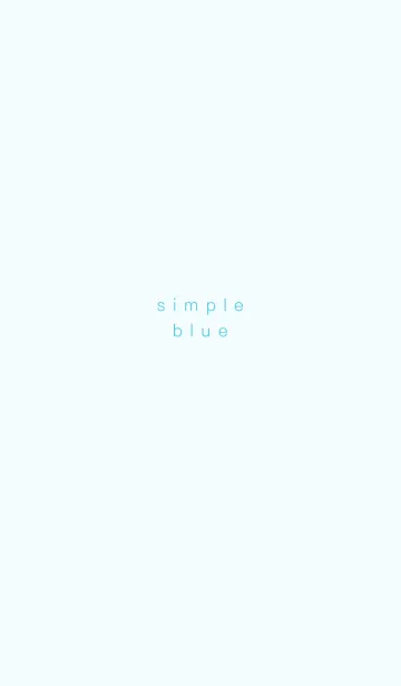 [LINE着せ替え] シンプル / ブルー5の画像1