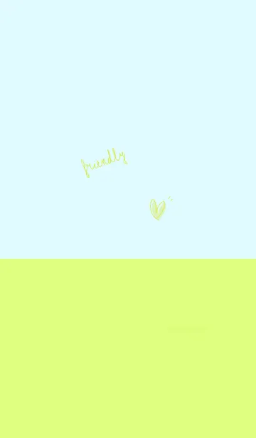 [LINE着せ替え] やさしい シンプル light green blueの画像1