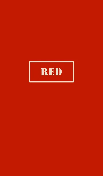 [LINE着せ替え] シンプル レッド [赤] No.2-4の画像1