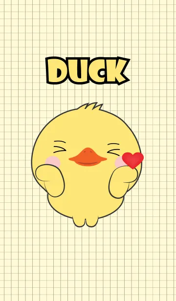 [LINE着せ替え] Mini Cute Duck Theme (jp)の画像1