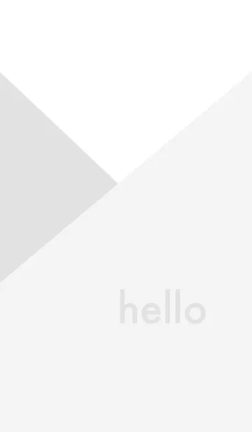[LINE着せ替え] hello - ホワイトの画像1