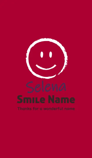 [LINE着せ替え] Smile Name Selenaの画像1