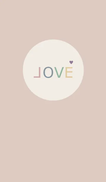 [LINE着せ替え] LOVE =dusty 5color=の画像1