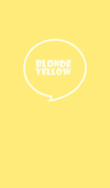 [LINE着せ替え] Love Blonde Yellow v.5 (jp)の画像1