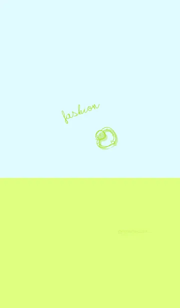 [LINE着せ替え] fashion light green blueの画像1