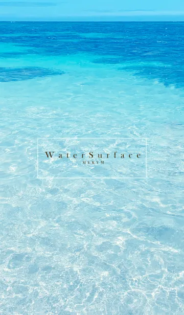 [LINE着せ替え] Water Surface 24 -HAWAII-の画像1