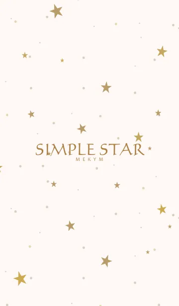 [LINE着せ替え] SIMPLE STAR 28 -NATURAL YELLOW-の画像1