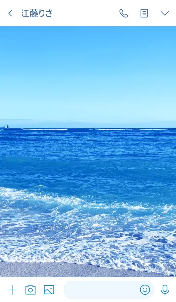 [LINE着せ替え] VAST OCEAN SUMMER 20 -MEKYM-の画像3