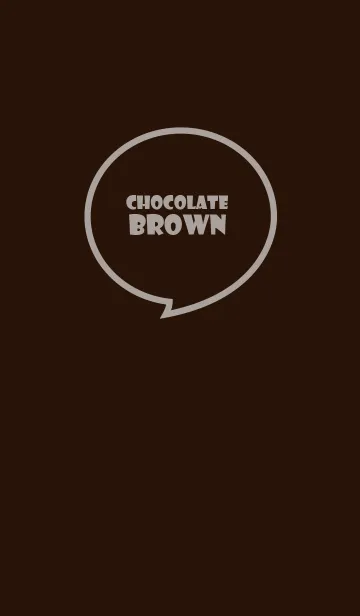 [LINE着せ替え] Love Chocolate Brown v.5 (jp)の画像1