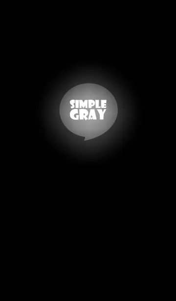 [LINE着せ替え] Gray In Black v.5 (jp)の画像1