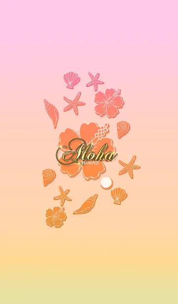 [LINE着せ替え] 優しいハワイ＊ALOHA+130の画像1