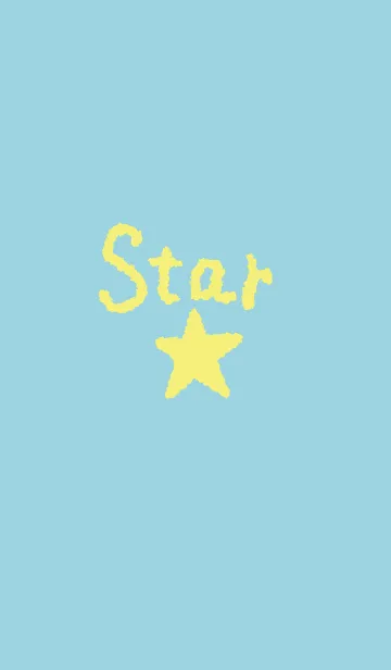 [LINE着せ替え] クレヨンで描いたような星の画像1