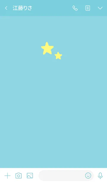 [LINE着せ替え] クレヨンで描いたような星の画像3