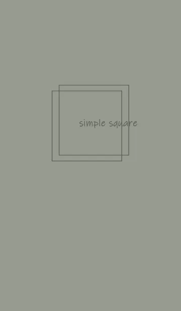 [LINE着せ替え] simple square =khaki beige=の画像1