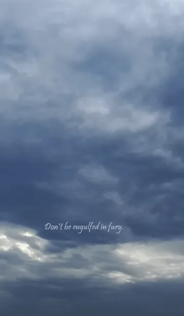 [LINE着せ替え] 怒りに飲み込まれないで。の画像1