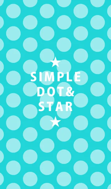 [LINE着せ替え] シンプル ドット アンド スター 33の画像1