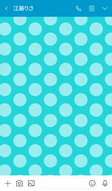 [LINE着せ替え] シンプル ドット アンド スター 33の画像3