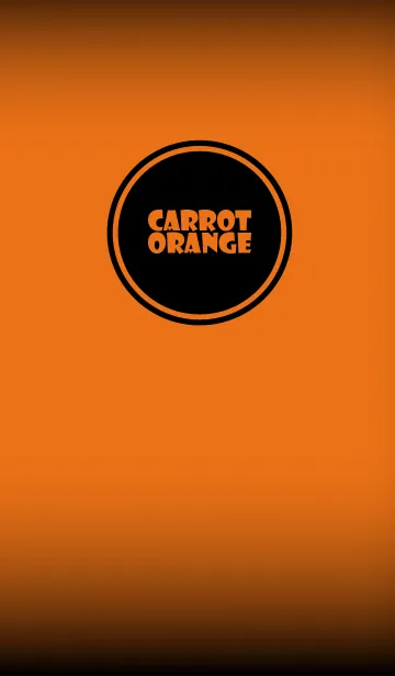[LINE着せ替え] Carrot Orange And Black Ver.6 (jp)の画像1