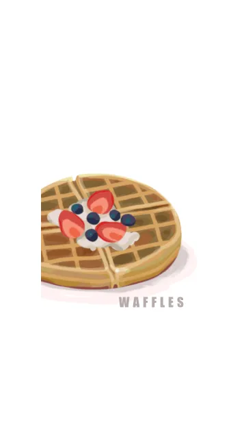 [LINE着せ替え] waffleワッフルの画像1