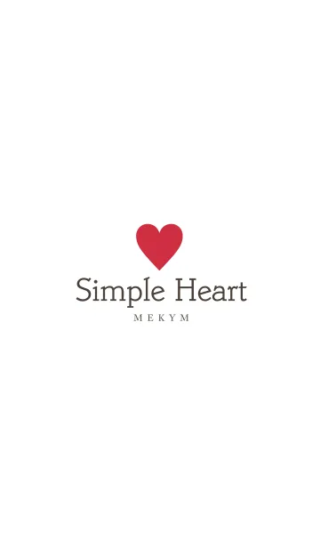 [LINE着せ替え] SIMPLE HEART 9 -LOVE-の画像1