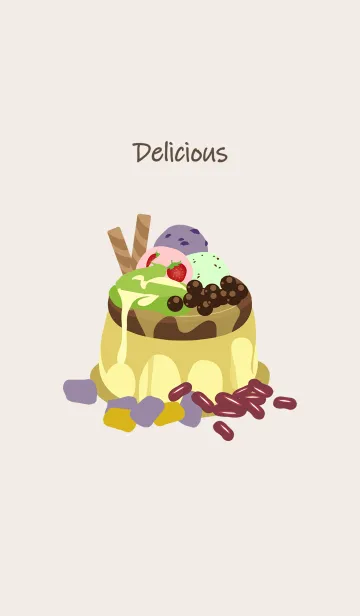 [LINE着せ替え] 超高級美味しいプリンの画像1