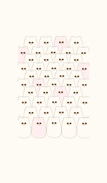 [LINE着せ替え] Group of cute meow meow 27の画像1