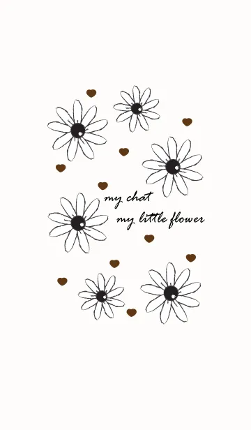 [LINE着せ替え] little flower in vintage styleの画像1