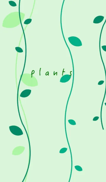 [LINE着せ替え] plants (green)の画像1
