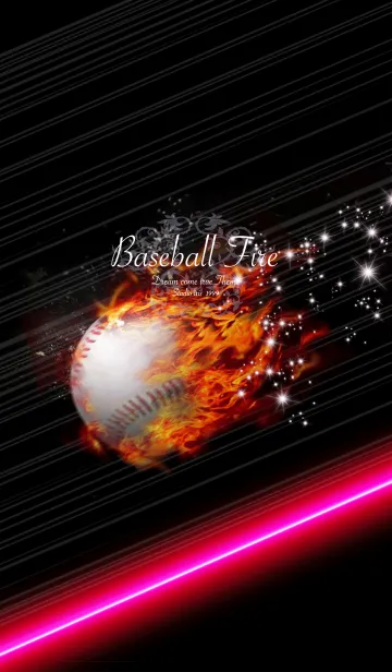 [LINE着せ替え] 野球 〜Baseball Fire〜の画像1